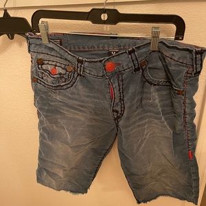 True Religion men Ricky Jean denim shorts
